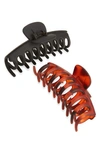 TASHA ASSORTED 2-PACK LARGE JAW CLIPS