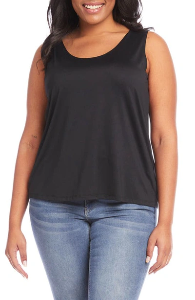 Karen Kane Scoop Neck Tank In Black