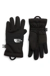 The North Face Kids' Sierra Etip Gloves In Tnf Black