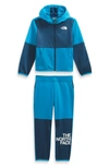 The North Face Kids Winter Warm Fleece Two-piece Set In Acoustic Blue