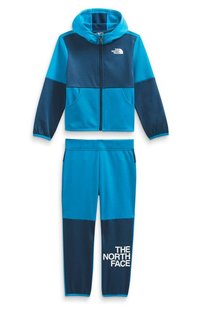 The North Face Kids Winter Warm Fleece Two-piece Set In Acoustic Blue