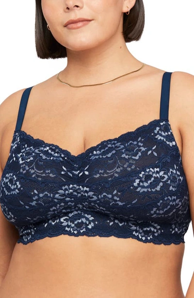 Montelle Intimates Lace Bralette In Gemstone Blue