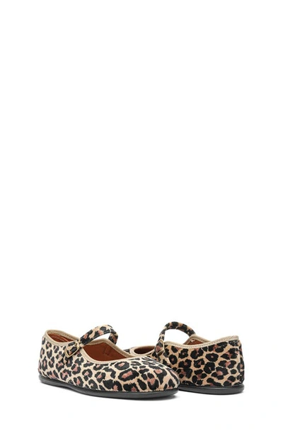 Childrenchic Kids' Water Repellent Leopard Print Mary Jane Shoe