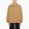 INCOTEX RED X FACETASM BROWN AND CAMEL CHECKED JACKET,AW22FTT004FX005CO/L_INCOT-510WTC_323-L