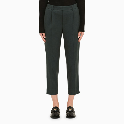 Vince Onyx Cropped Trousers In Light Blue