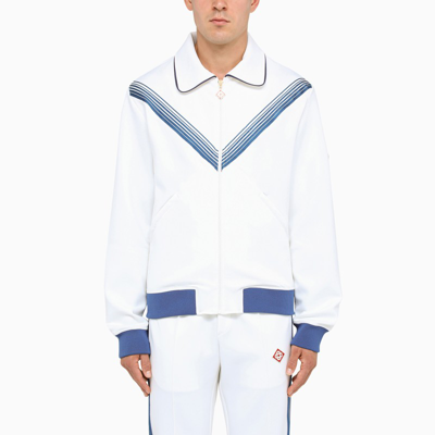 Casablanca White Sweatshirt With Embroidery
