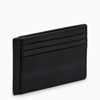 BURBERRY BLUE CANVAS CARD HOLDER