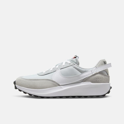 Nike Waffle Debut Sneakers In White In Grey Fog/light Smoke Grey/white/white