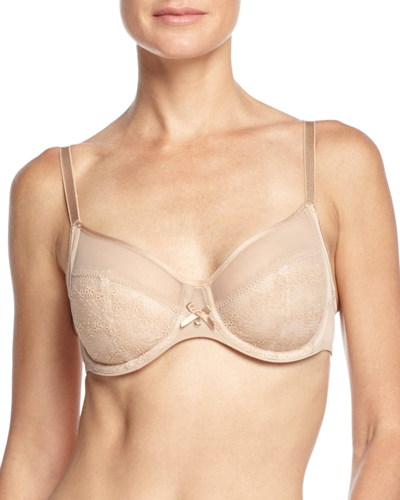 Chantelle Revele Moi Perfect Fit Underwire Bra In Nubuck