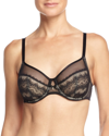 Chantelle Revele Moi Perfect Fit Underwire Bra In Black