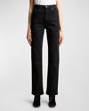 Khaite Abigail Jeans In Wilcox Stretch