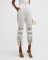 Zimmermann High Tide Nautical Pants In Cream