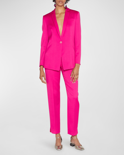 GIORGIO ARMANI VIRGIN WOOL TUXEDO BLAZER