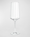 Georg Jensen Bernadotte Grooved Set Of Six Champagne Flute Glasses