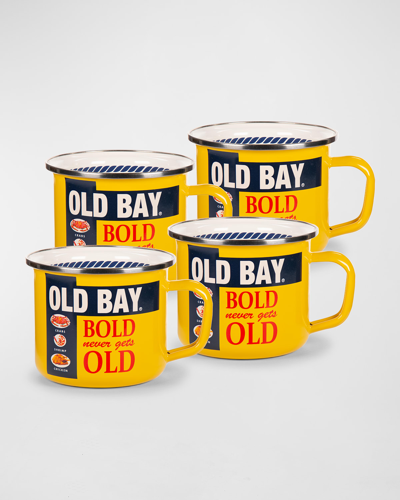 Golden Rabbit Set Of 4 Old Bay Grande Mugs