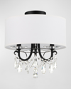 Crystorama Othello 3-light Ceiling Mount