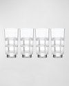 Reed & Barton Hudson Highball Glasses, Set Of 4