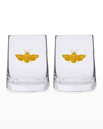 Spode Creatures Of Curiosity Double Old-fashioned Glasses, Set Of 2
