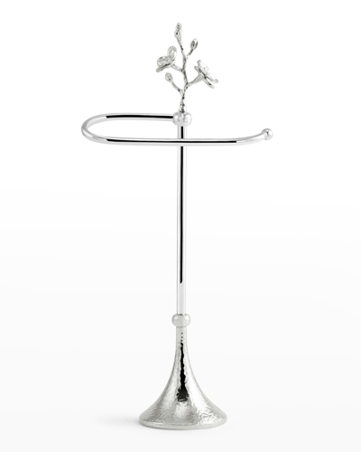 Michael Aram White Orchid Orchid Fingertip Towel Stand