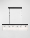 CRYSTORAMA EMORY 6-LIGHT LINEAR CHANDELIER