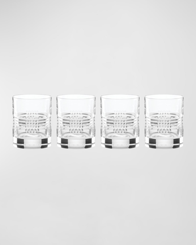 Reed & Barton Sloane Double Old Fashioned Glasses, Set Of 4 In Clear