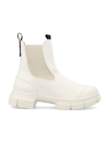 Ganni Recycled Rubber City Boots In White