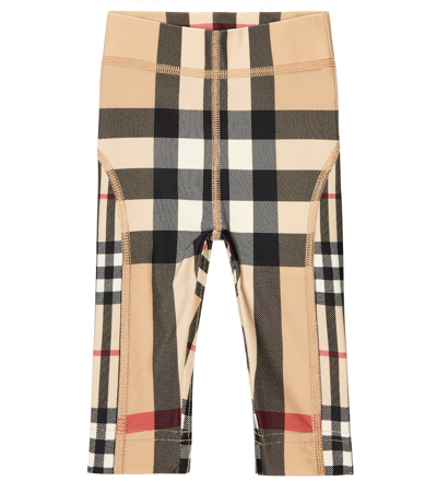 Burberry Vintage Check 印花打底裤 In Neutrals