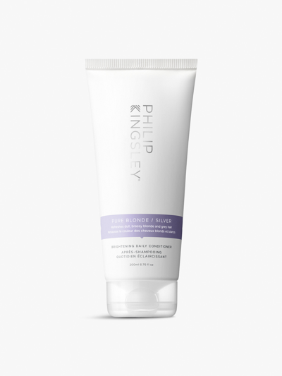 Philip Kingsley Pure Blonde Silver Conditioner In Transparent