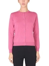 Boutique Moschino Cotton Cardigan In Pink