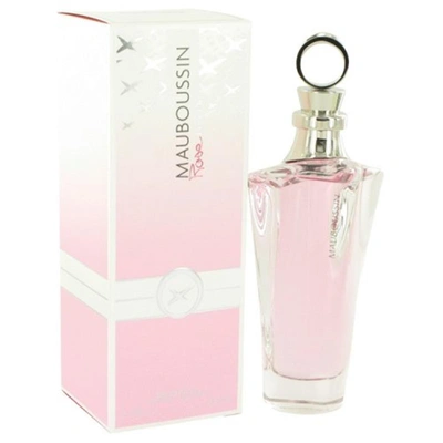 Mauboussin 514251 Rose Pour Elle Eau De Parfum Spray, 3.4 oz In Pink