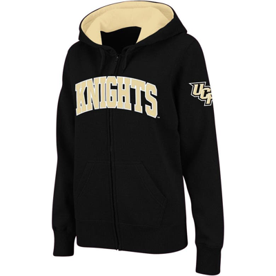 Colosseum Stadium Athletic Black Ucf Knights Arched Name Full-zip Hoodie