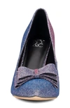 NEW YORK AND COMPANY NEW YORK AND COMPANY LIV GLITTER BOW PUMP