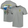 Image One Gray West Virginia Mountaineers Hyperlocal T-shirt In Gray