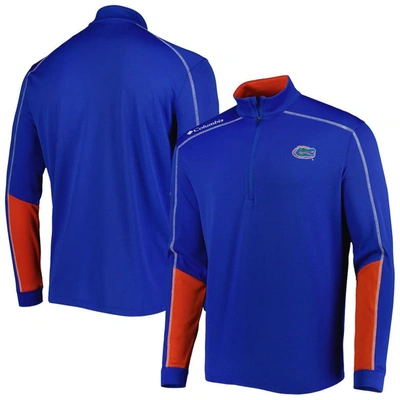 Columbia Royal Florida Gators Shotgun 2.0 Omni-wick Quarter-zip Jacket