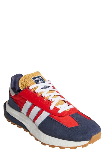 Adidas Originals Adidas Men's Originals Retropy E5 Casual Sneakers From Finish Line In Vivid Red/ Ftwr White