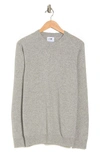 Nn07 Edward 6333 Lambswool Crewneck Sweater In Light Grey Melange