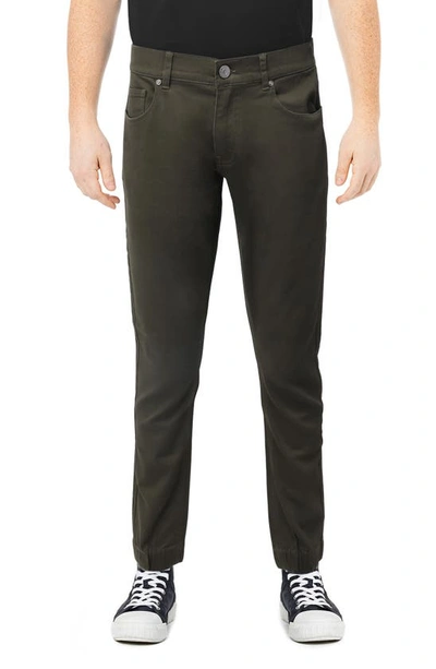 X-ray Slim Fit Jogger Jeans In Olive