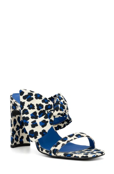 New York And Company Gerri Open Toe Heeled Sandal In Blue