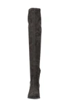 New York And Company Rana Faux Suede Tall Boot In Charcoal