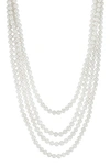 Effy 6-7mm Freshwater Pearl Long Strand Necklace In White