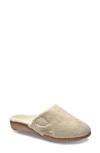David Tate Cuddle Slipper In Bone Terry Cloth