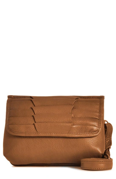Day & Mood Small Brenna Leather Crossbody Bag In Brown