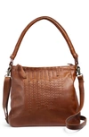 Day & Mood Milicent Leather Hobo Bag In Saddle