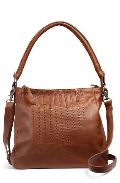 Day & Mood Milicent Leather Hobo Bag In Brown