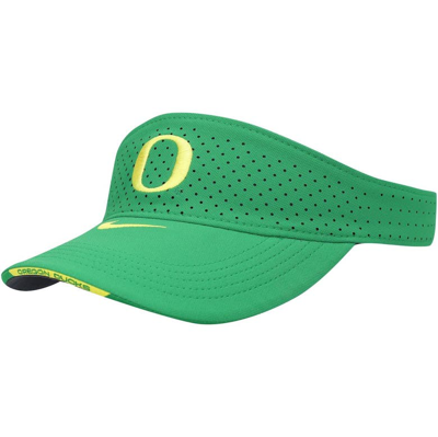 Nike Green Oregon Ducks 2021 Sideline Performance Visor