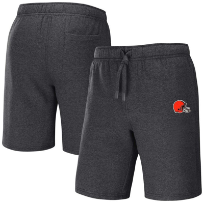 Nfl X Darius Rucker Collection By Fanatics Heather Charcoal Cleveland Browns Logo Shorts