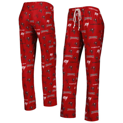 Concepts Sport Red Tampa Bay Buccaneers Breakthrough Knit Trousers