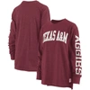 Pressbox Women's  Maroon Texas A&m Aggies Two-hit Canyon Long Sleeve T-shirt In Maroon