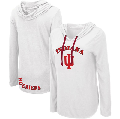 Colosseum White Indiana Hoosiers My Lover Long Sleeve Hoodie T-shirt