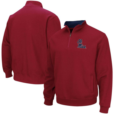 Colosseum Red Ole Miss Rebels Tortugas Logo Quarter-zip Jacket